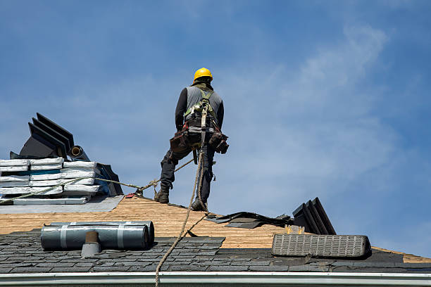 Professional Metal Roofing technician working in Whitinsville, MA